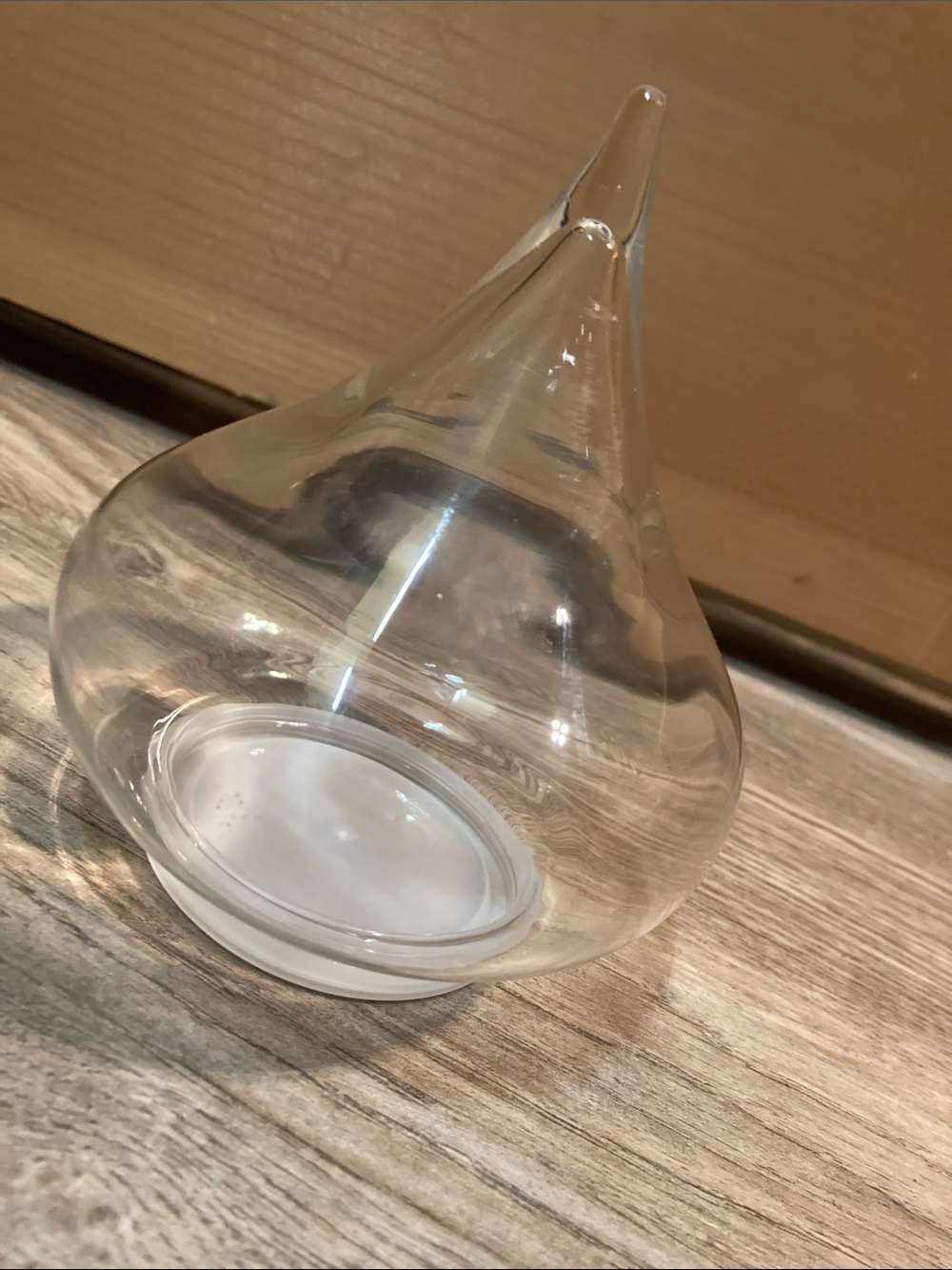 Hershey Kiss Shaped Clear Glass Candy Dish